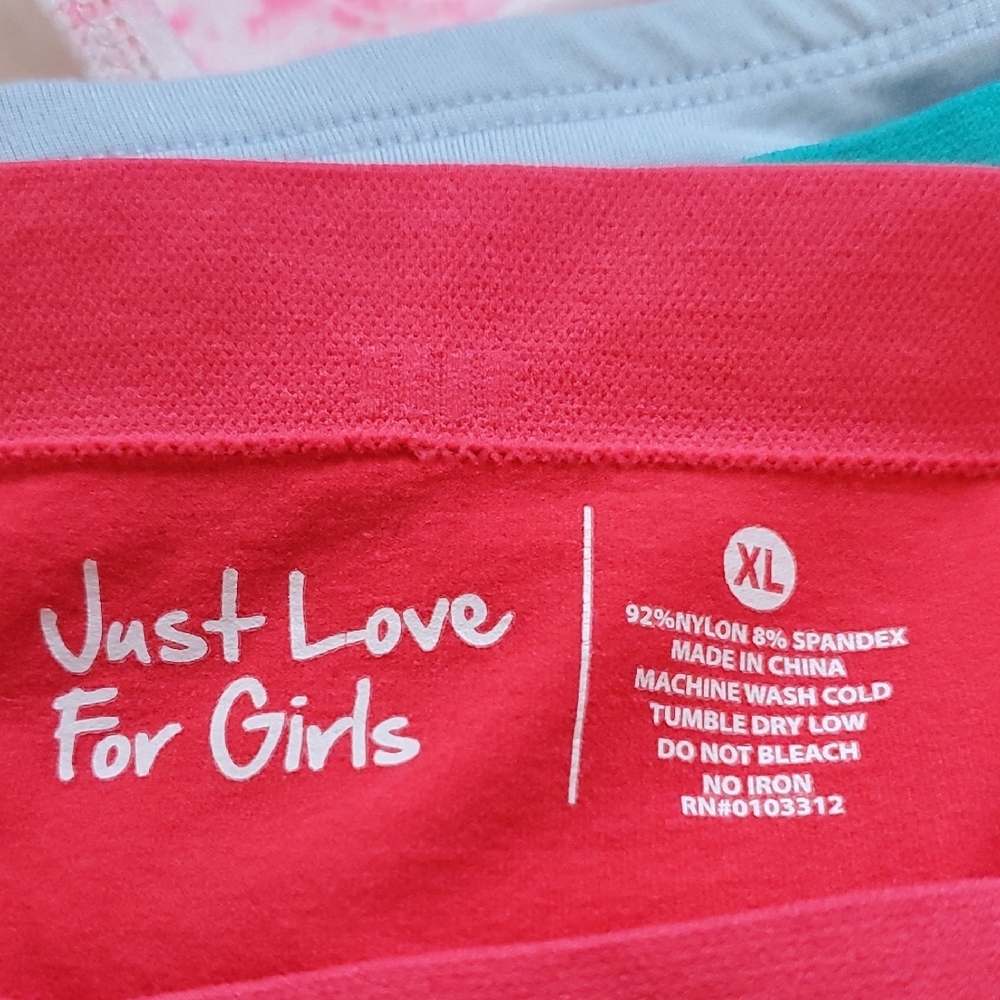 Just Love Kids Underwear Set - Pink, Light Blue, Teal, Red, Lavender - Picture 7 of 11